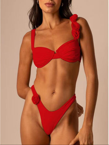 Elegant Floral Bikini Swimwear for Summer