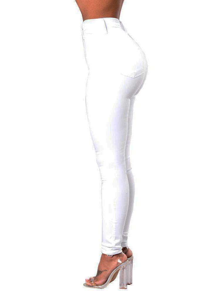 Women's Fashion High-stretch High Waist Skinny Jeans