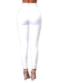 Damesmode Hoge stretch Hoge taille Skinny Jeans