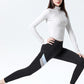 Dames Slim Fit Half Zip Sporttop