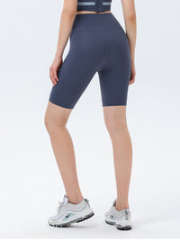 Short de sport imprimé à la taille pour femme