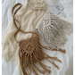 Mini Fringe Crochet Handbag Women Handmade Beach Bag Korean Fashion Summer Vacation