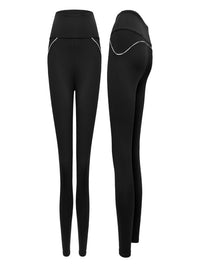 High Elastic Contrast Binding Yoga Pants