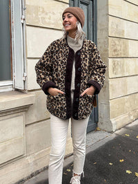 Women's Leopard Print Jacket