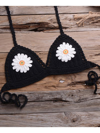 Ensemble bikini bohème fait main au crochet