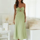 Strapless Sundress with Bowknot Detailing