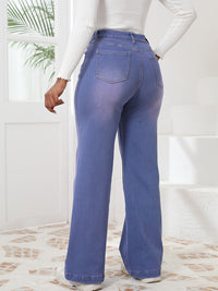 High-Waisted Fleece-Lined  Jeans