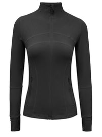 Dames Slim Fit Full Zip Atletische Jassen