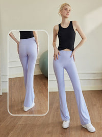 Pantalon de yoga évasé taille haute Espresso Sport Sculpt