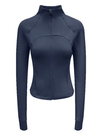 Women's Stand-up Collar Long Sleeve Sports Top