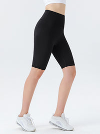 Short de sport taille haute pour femme