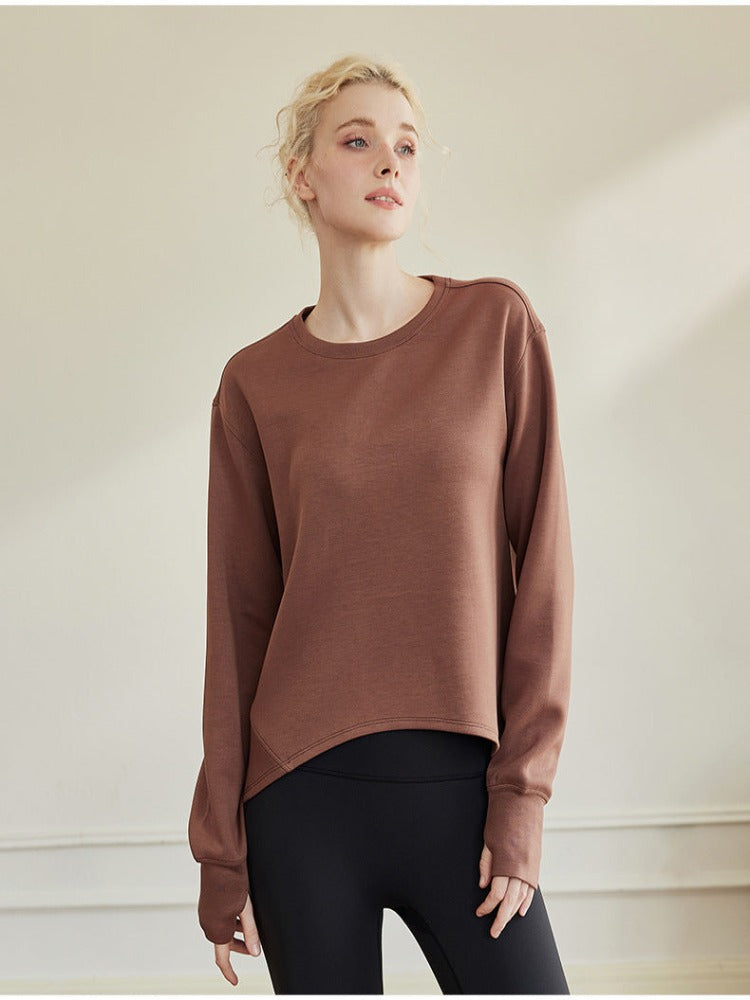 Over-Oversized Sweatshirt met Ronde Hals voor Dames