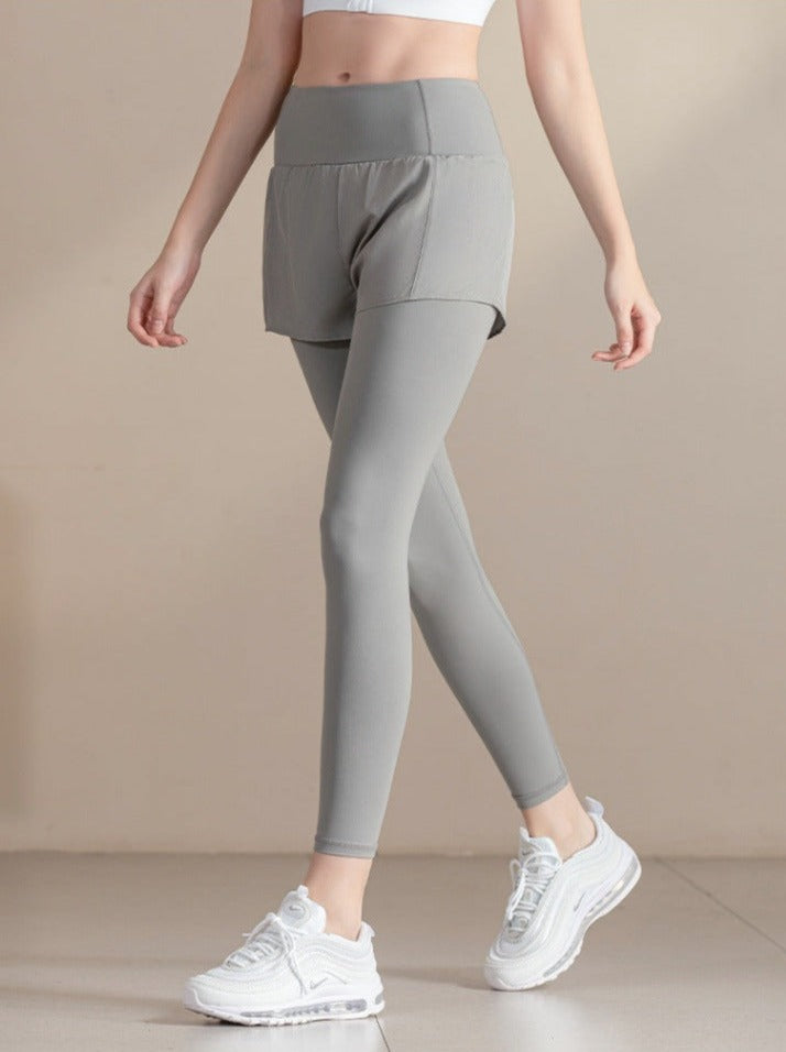 Fashion Leisure Running Exercise Fitness Waist Pocket Yoga Long Pants