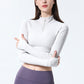 Women's Slim Fit Half Zip Sports Top