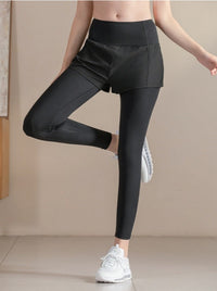 Fashion Leisure Running Exercise Fitness Waist Pocket Yoga Long Pants