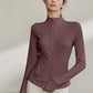 Women's Stand-up Collar Long Sleeve Sports Top