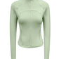 Women's Stand-up Collar Long Sleeve Sports Top