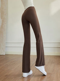 Pantalon de yoga évasé taille haute Espresso Sport Sculpt