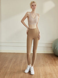 High Elastic Gathering Prevent Sagging Cross back Crop Top