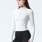 Women's Slim Fit Half Zip Sports Top