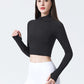 Women's Slim Fit Half Zip Sports Top