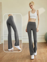 Pantalon de yoga évasé taille haute Espresso Sport Sculpt