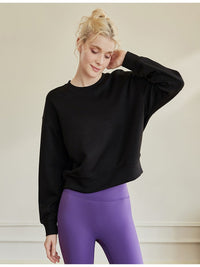 Oversized Crewneck Sweatshirt with Elasticated Hems