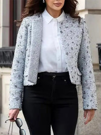 Women's Sequined Long Sleeve Jacket