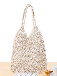 Sac de plage bohème fait main au crochet