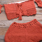 Handmade Crochet Bikini Set Women  Fitness Swimwear Sexy Beach Suits Vintage Holiday Swimsuit