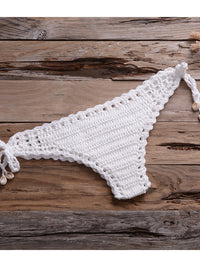 Ensemble bikini bohème fait main au crochet