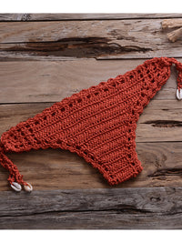 Ensemble bikini bohème fait main au crochet