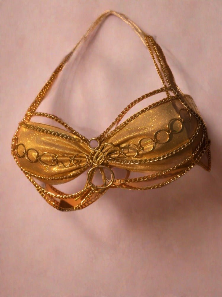 Golden Bra Chain Body Chain - Thingy-London