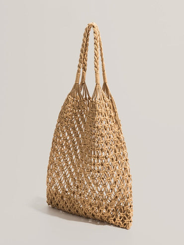 Sac de plage bohème fait main au crochet