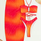 Mesh Halter Bikini Three Pieces Bikini Set - Thingy-London