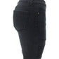 Women's Fashion Decorative Joint Seam Denim Long Shorts - Thingy-London