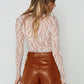 Women's Fashion High Waist Faux Leather Shorts - Thingy-London