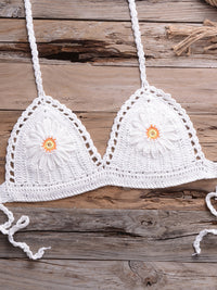 Ensemble bikini bohème fait main au crochet