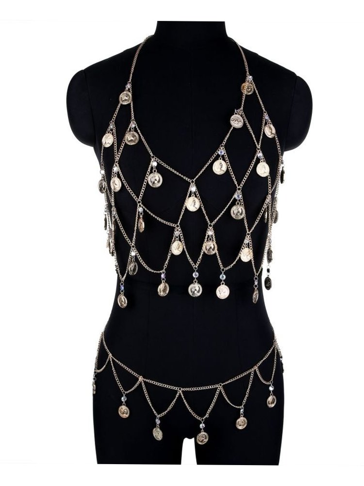 Boho Belly Chain for Women Body & Waist Chain Fashion Body Accessories Set - Thingy-London