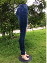 Fit Spandex High-waisted Hip-lifting Jeans - Thingy-London