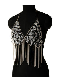 Halter Neck Fashion Acrylic Crystal Body Chain - Thingy-London