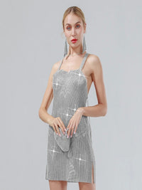 Luxury Rhinestone Sexy Elegant Beach Banquet Party Diamond Bling Metal Body Jewelry Dress - Thingy-London