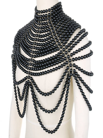 Pearl Shawl Body Chain Pearl Shoulder Body Jewelry