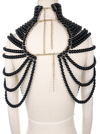 Shawl Body Chain Pearl Breast Chain Pearl Shoulder Chain - Thingy-London