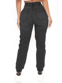 Women Washed Harlan high-waisted jeans - Thingy-London