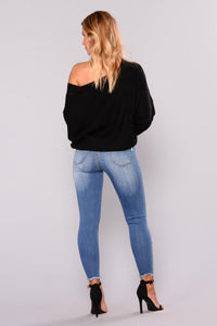 Women's Fashion High Elastic Ripped Hip Lift Jeans - Thingy-London