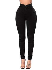 Women's Fashion High-stretch High Waist Skinny Jeans - Thingy-London