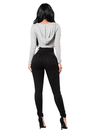 Women's Fashion High-stretch High Waist Skinny Jeans - Thingy-London